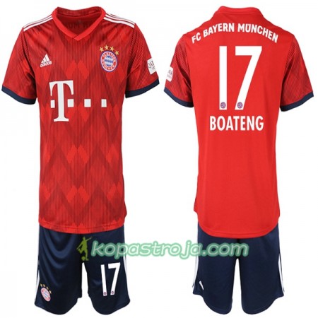 Billiga Fotbollströjor FC Bayern München Boateng 17 Barn Hemma tröja 2018/19 Kortärmad